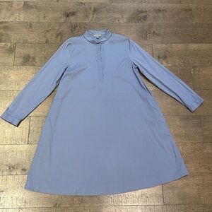 COS lavender blue Long-Sleeve Dress with pockets !